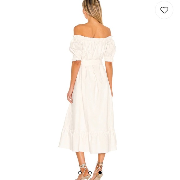 Tularosa Kami Midi Dress in Ivory - Picture 3 of 12
